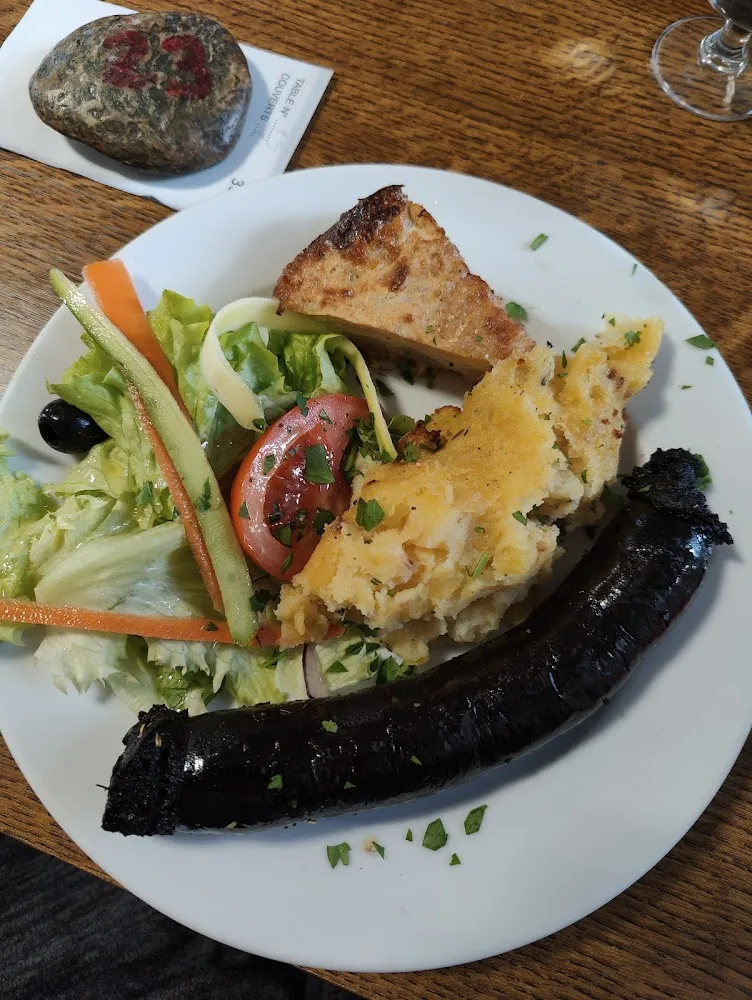 Boudin Noir Et Écrasée de Pommes de Terre