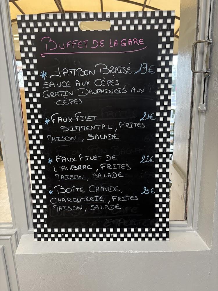 Buffet de la Gare Manosque - Menu Image 1